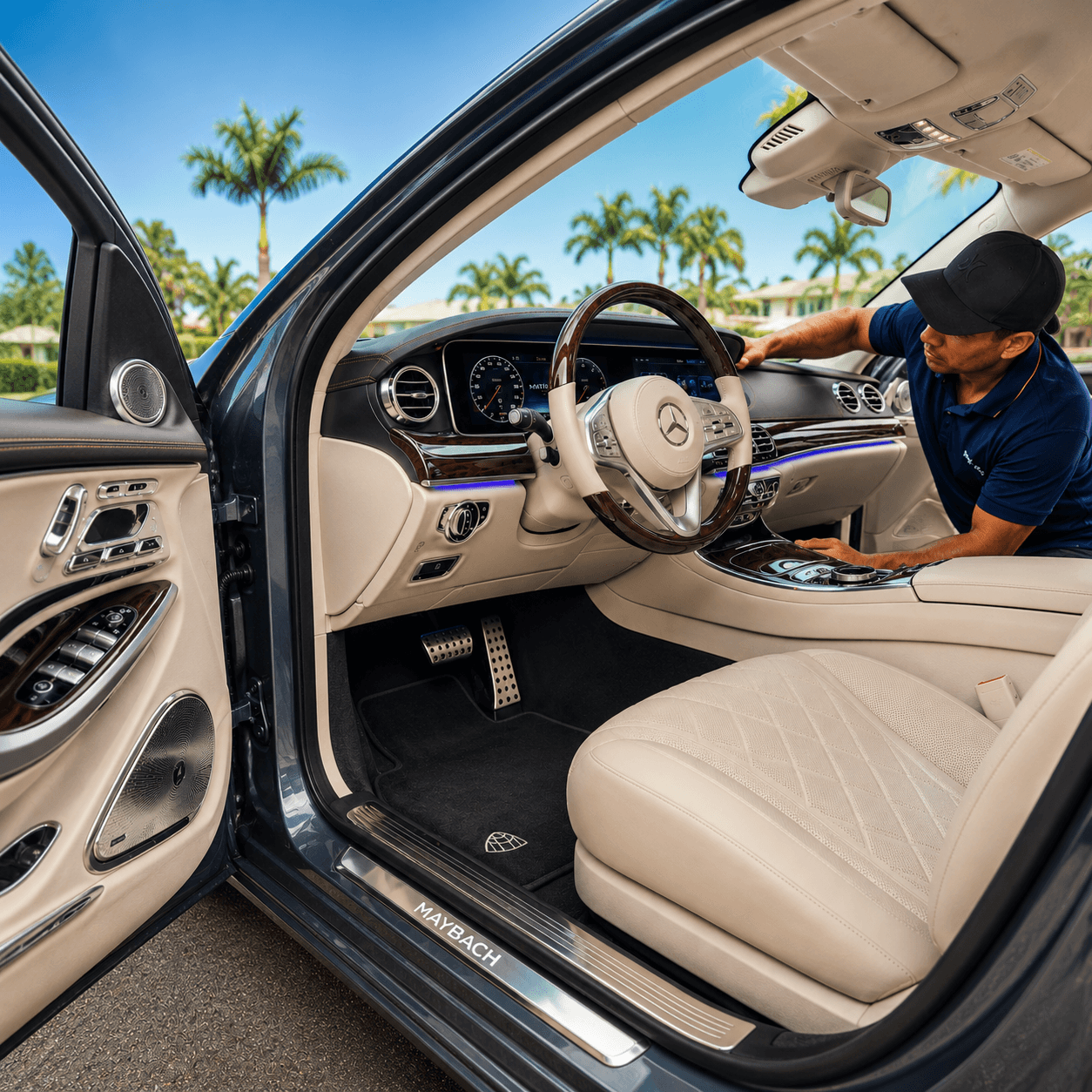 Mobile car wash service